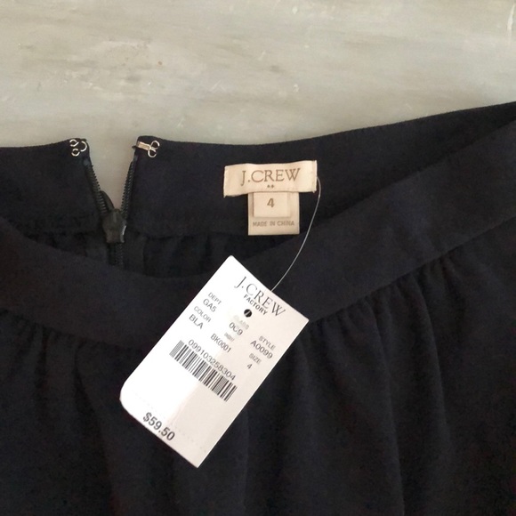 J Crew size 4 black skirt - Picture 2 of 2